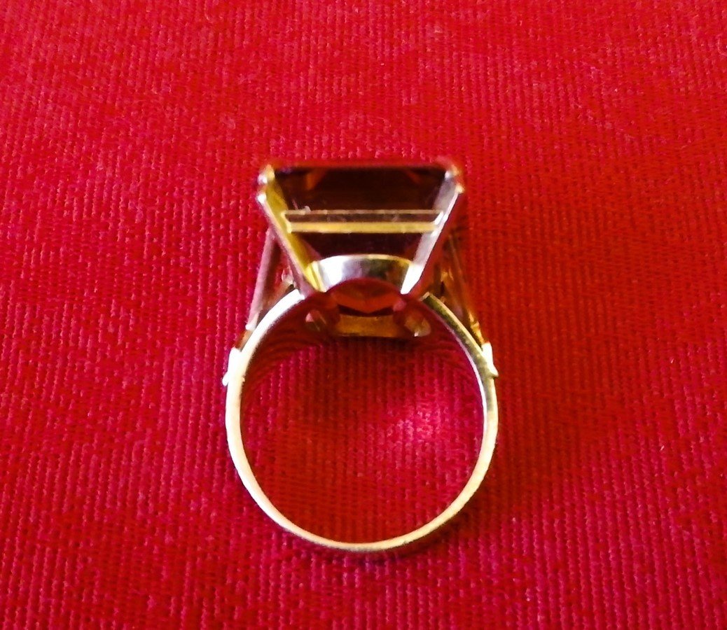 Gold And Stone Ring-photo-2