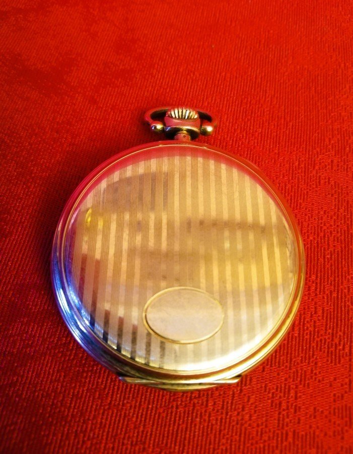 Gold Plated Pocket Watch-photo-2