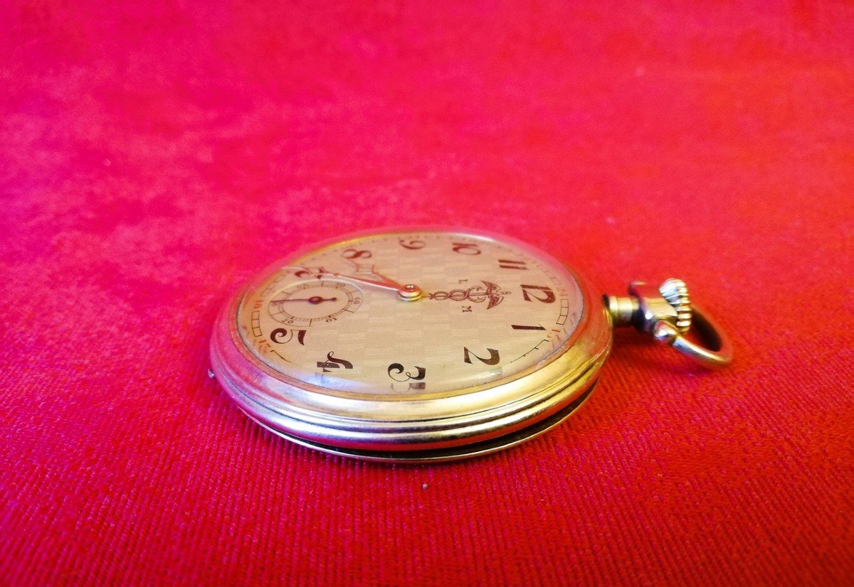 Gold Plated Pocket Watch-photo-3