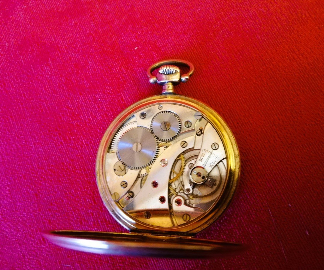 Gold Plated Pocket Watch-photo-4