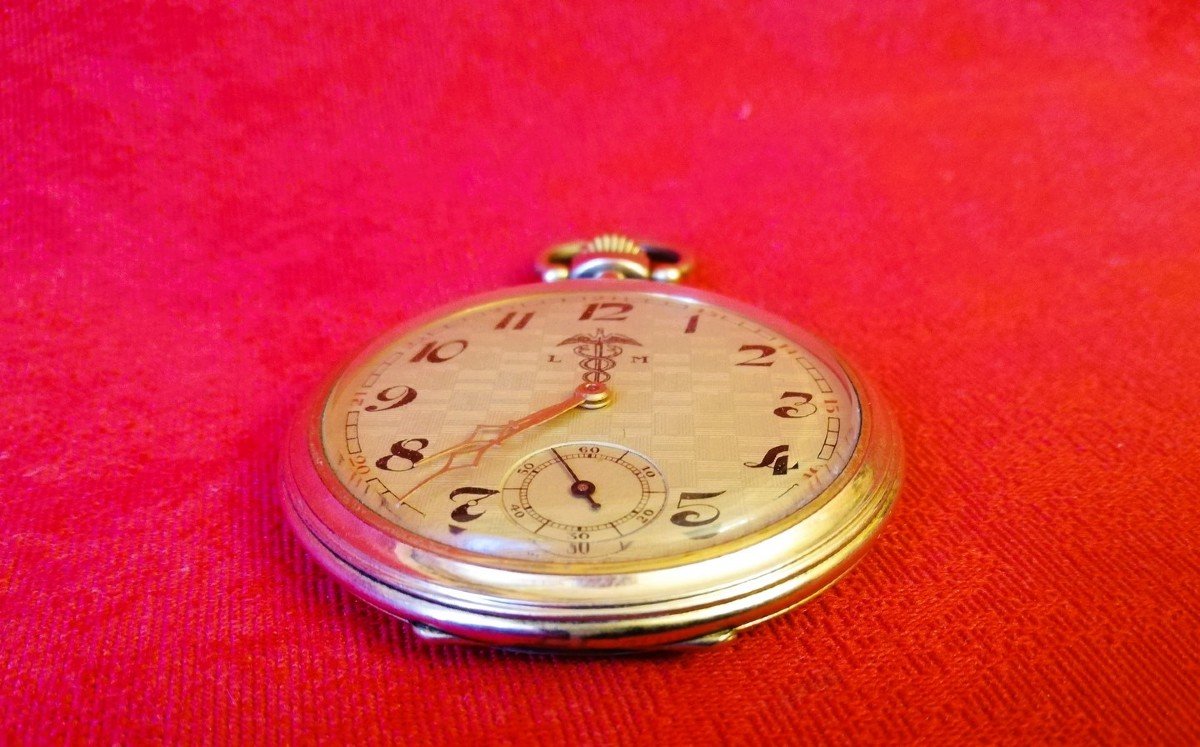 Gold Plated Pocket Watch-photo-4