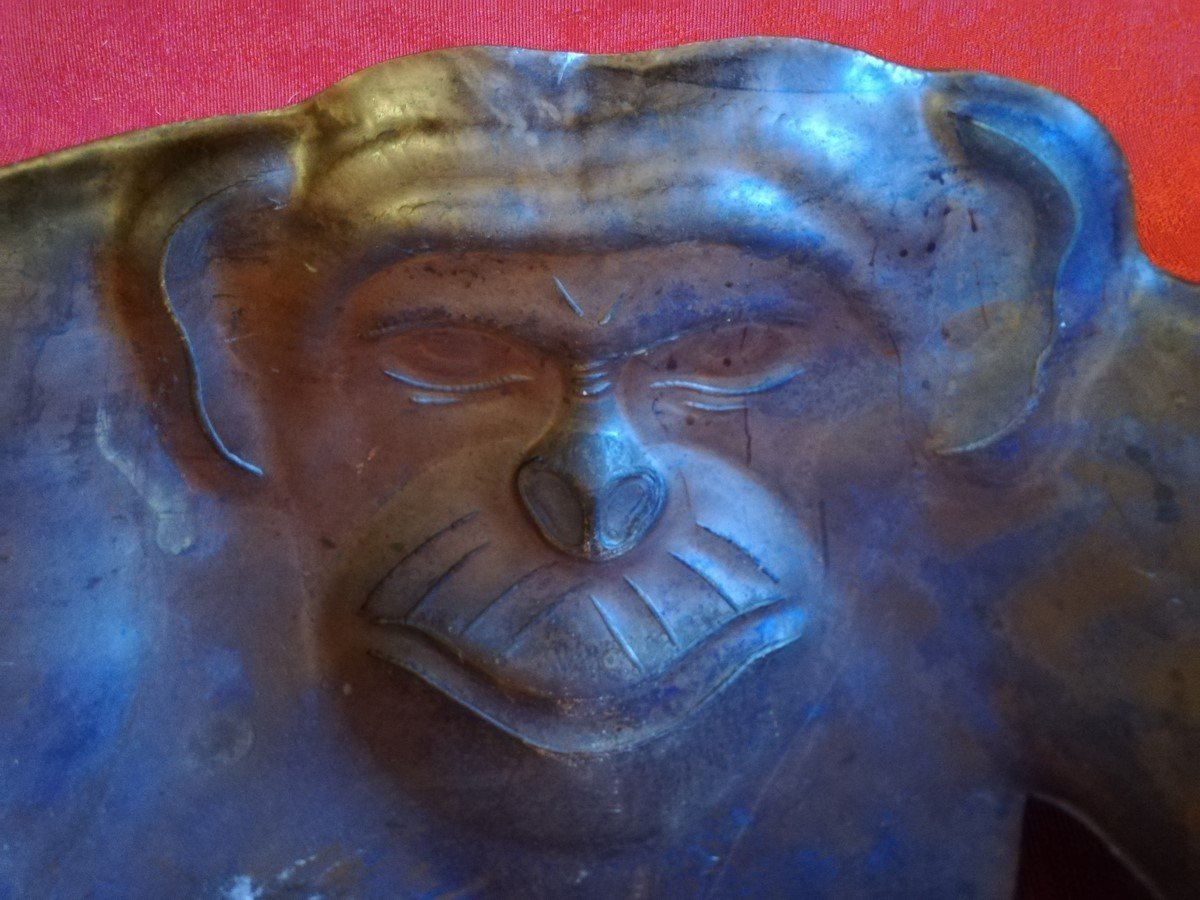 Copperware Representing A Monkey -photo-2