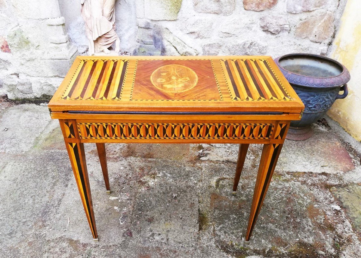 Louis XVI Period Games Table  -photo-3