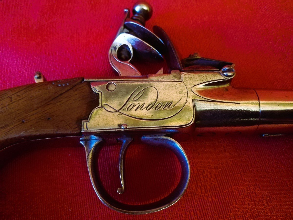 English Flintlock Pistol -photo-2