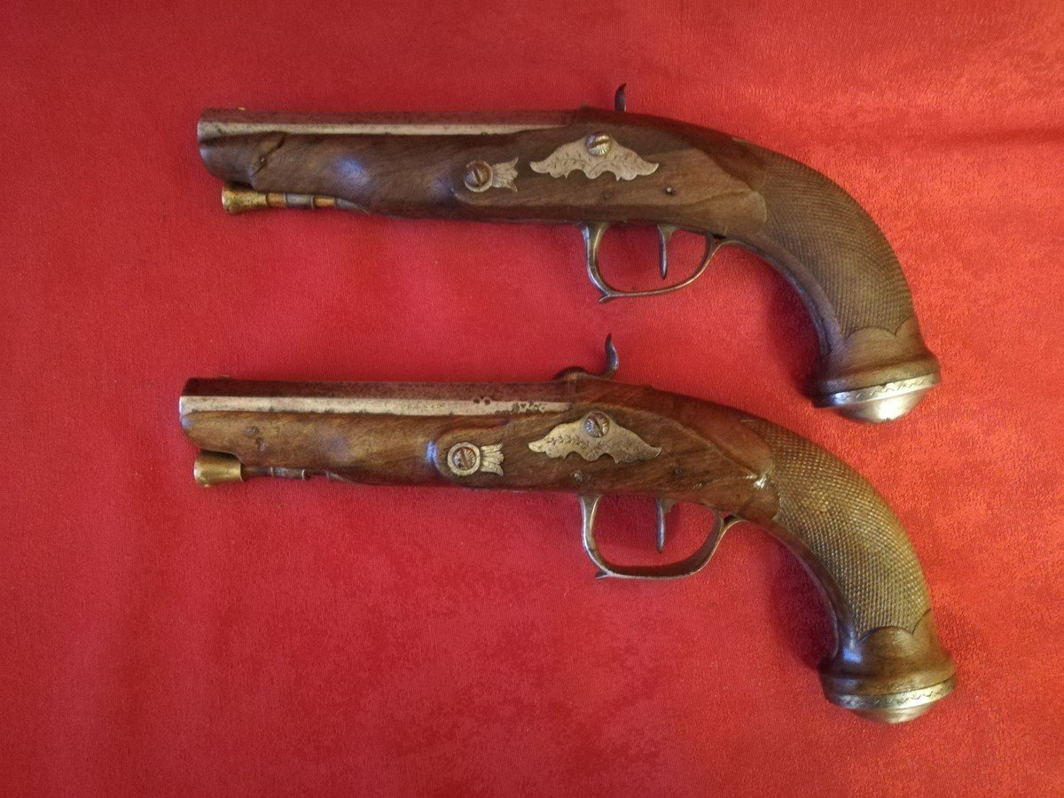 Pair Of Percussion Pistols -photo-2