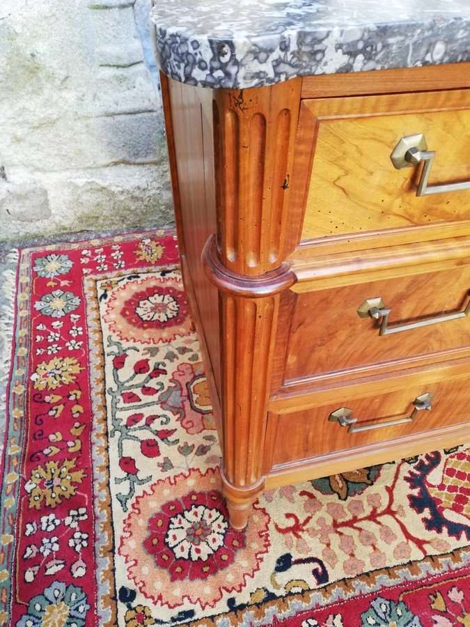 Louis XVI Period Chest Of Drawers-photo-2