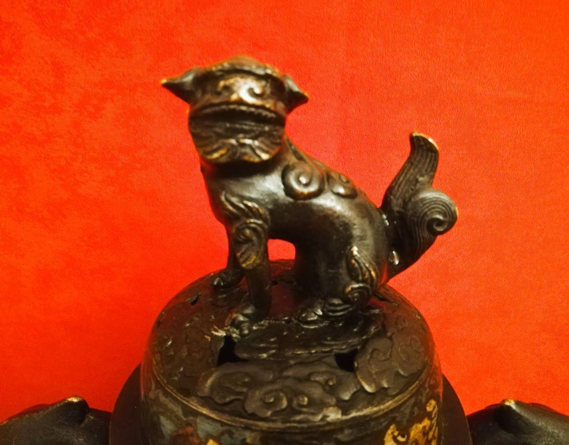 19th Century Chinese Incense Burner -photo-2