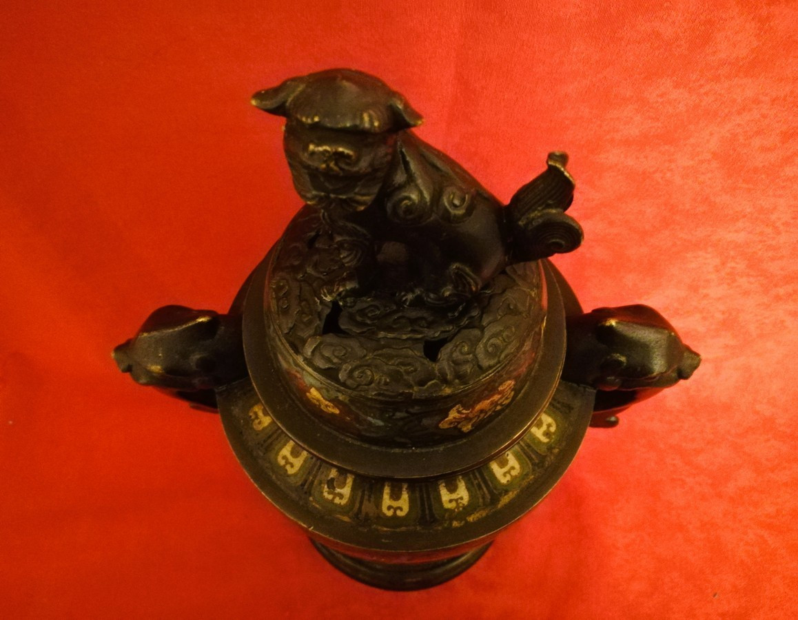 19th Century Chinese Incense Burner -photo-6