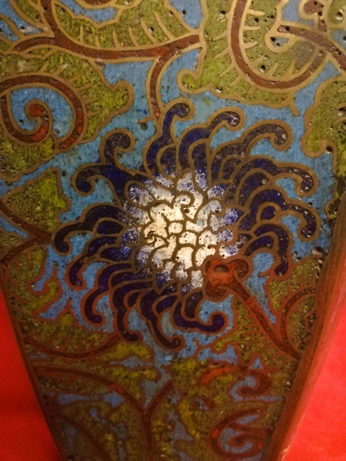 19th Century Cloisonné Vase -photo-1