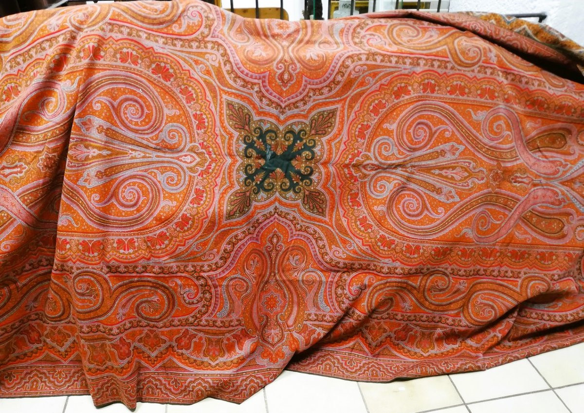 Dessus de table en cachemire Indien -photo-1