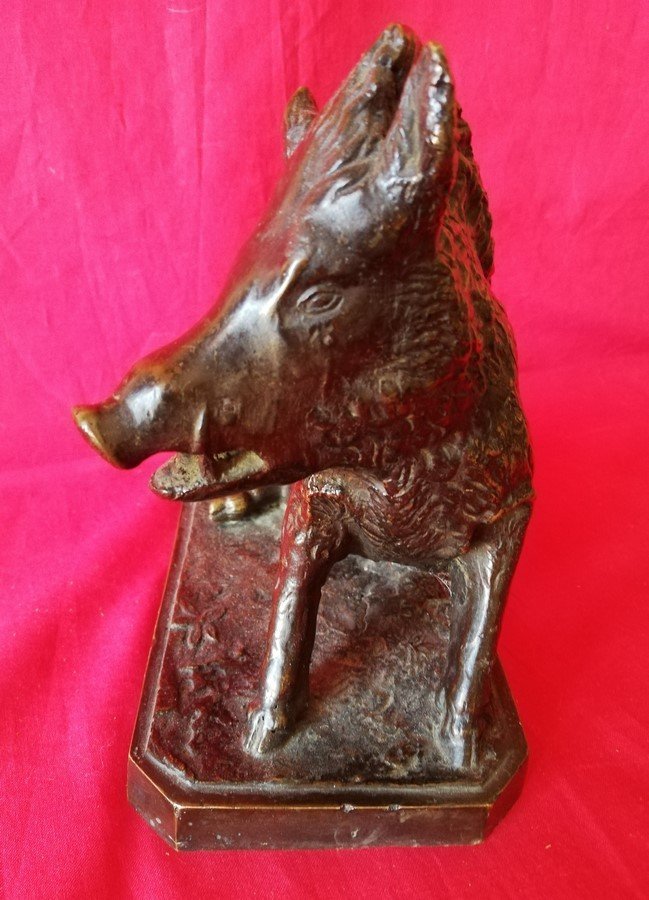 Boar Bronze Sculpture-photo-2