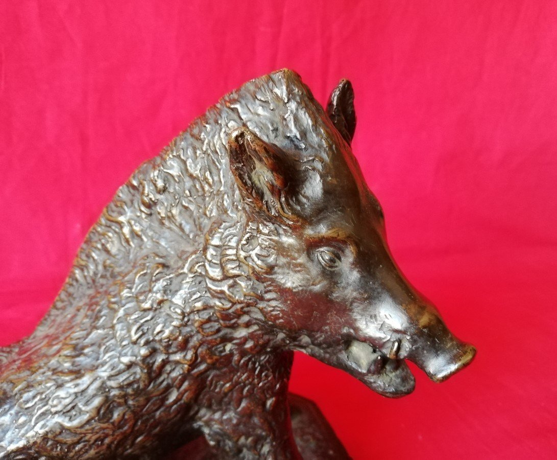 Boar Bronze Sculpture-photo-1