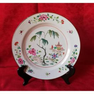 Assiette en porcelaine Chine 18ème siècle