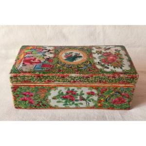 Canton Porcelain Box