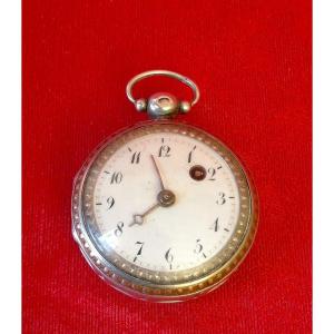 18th Century Silver Cockerel Watch