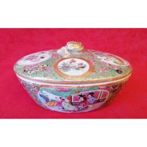 Canton Porcelain Box