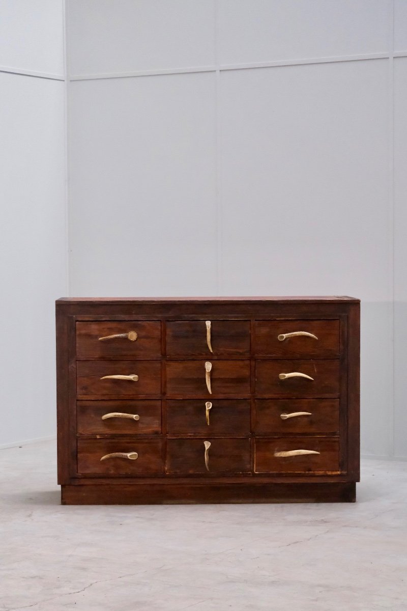 12 Drawer Sideboard With Horn Handles-photo-2