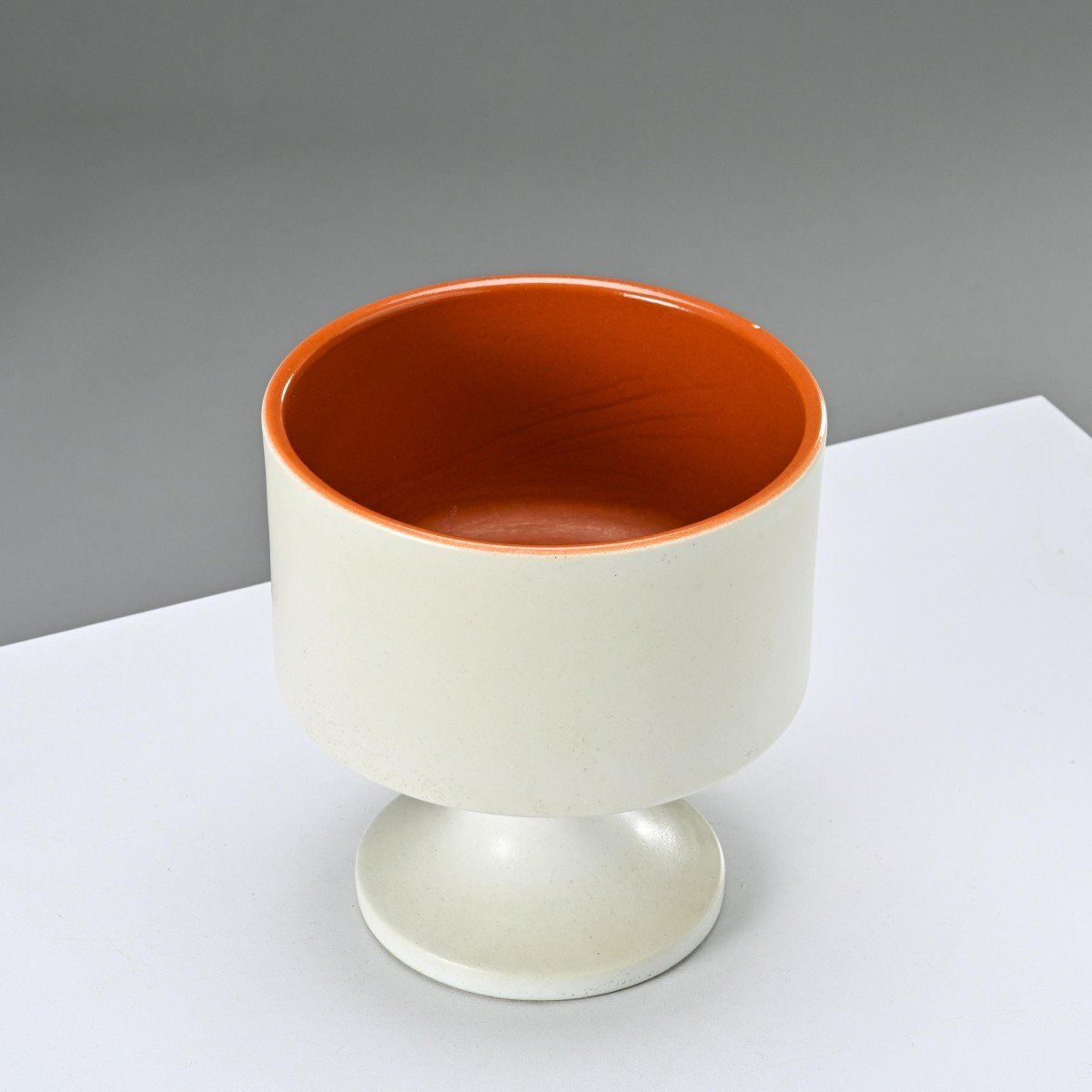 Coupe Sur Piédouche Par Pol Chambost, Circa 1970