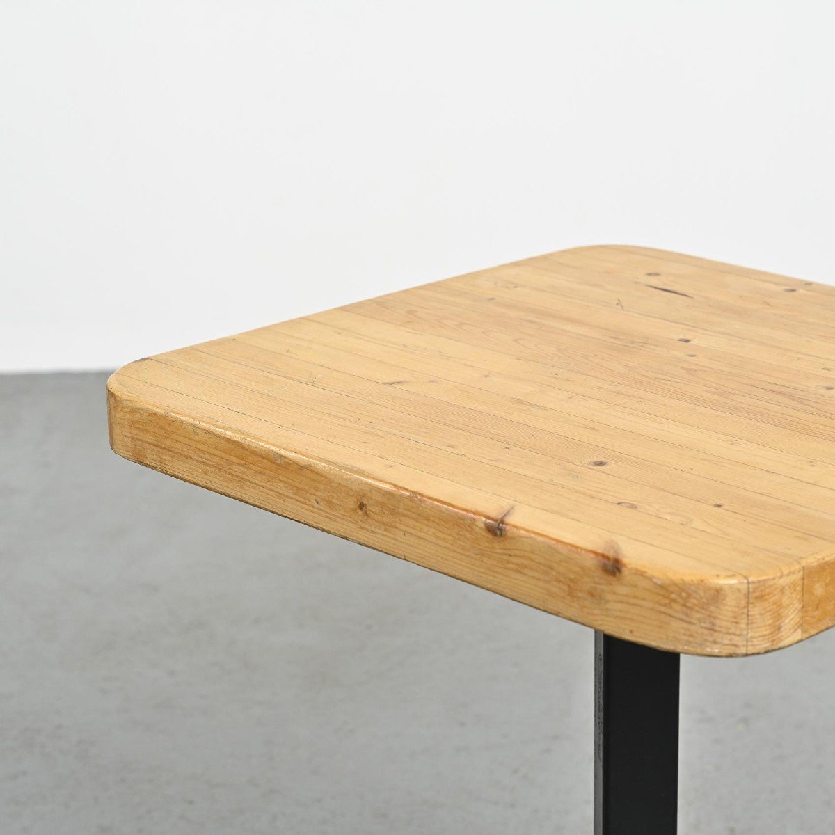 Square Table By Charlotte Perriand, Les Arcs 2000, Circa 1975-photo-3