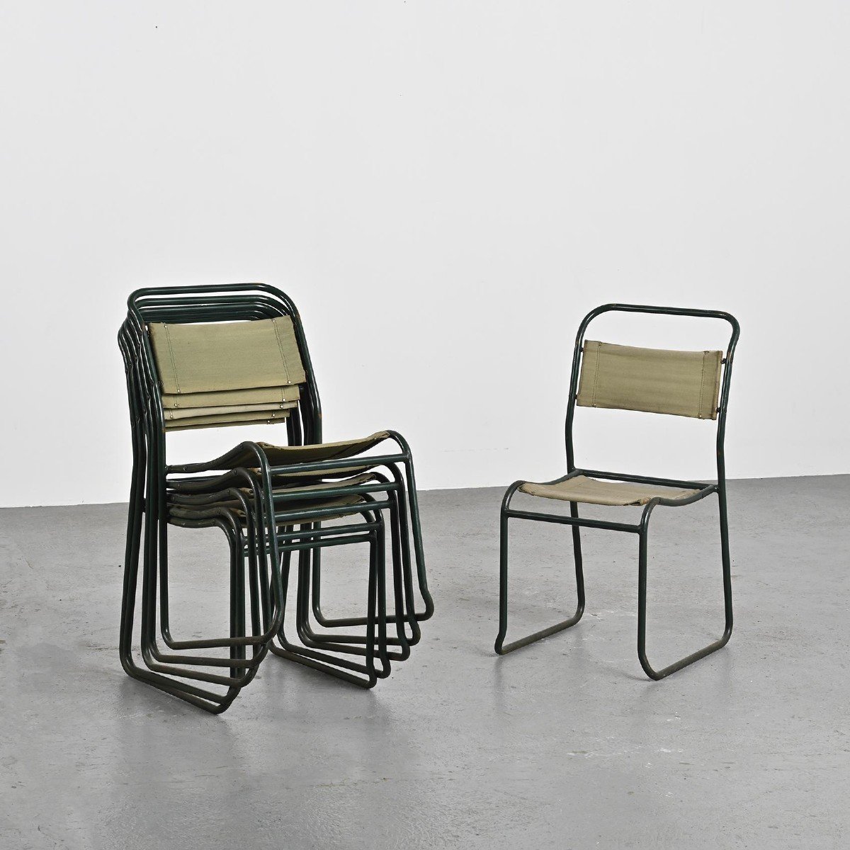 Suite Of 6 Chairs By Bruno Pollack, Circa 1935-photo-2