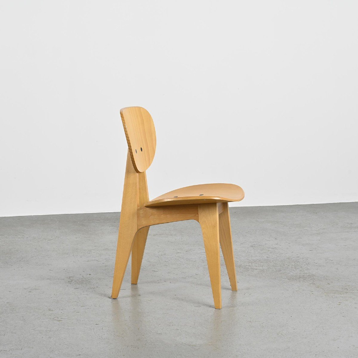 Suite Of 4 Chairs 3221 By Junzo Sakakura For Tendo Mokko, Design 1950-photo-3