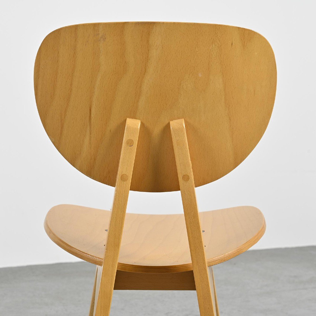 Suite Of 4 Chairs 3221 By Junzo Sakakura For Tendo Mokko, Design 1950-photo-8