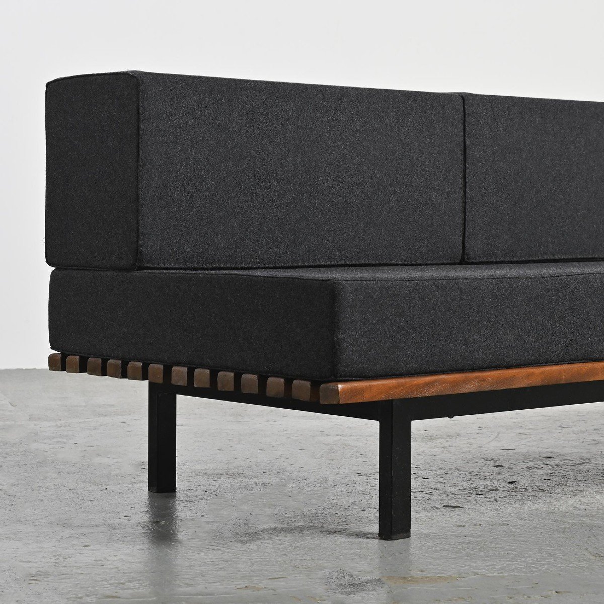 Charlotte Perriand Cansado Bench In Mahogany, Circa 1962-photo-2