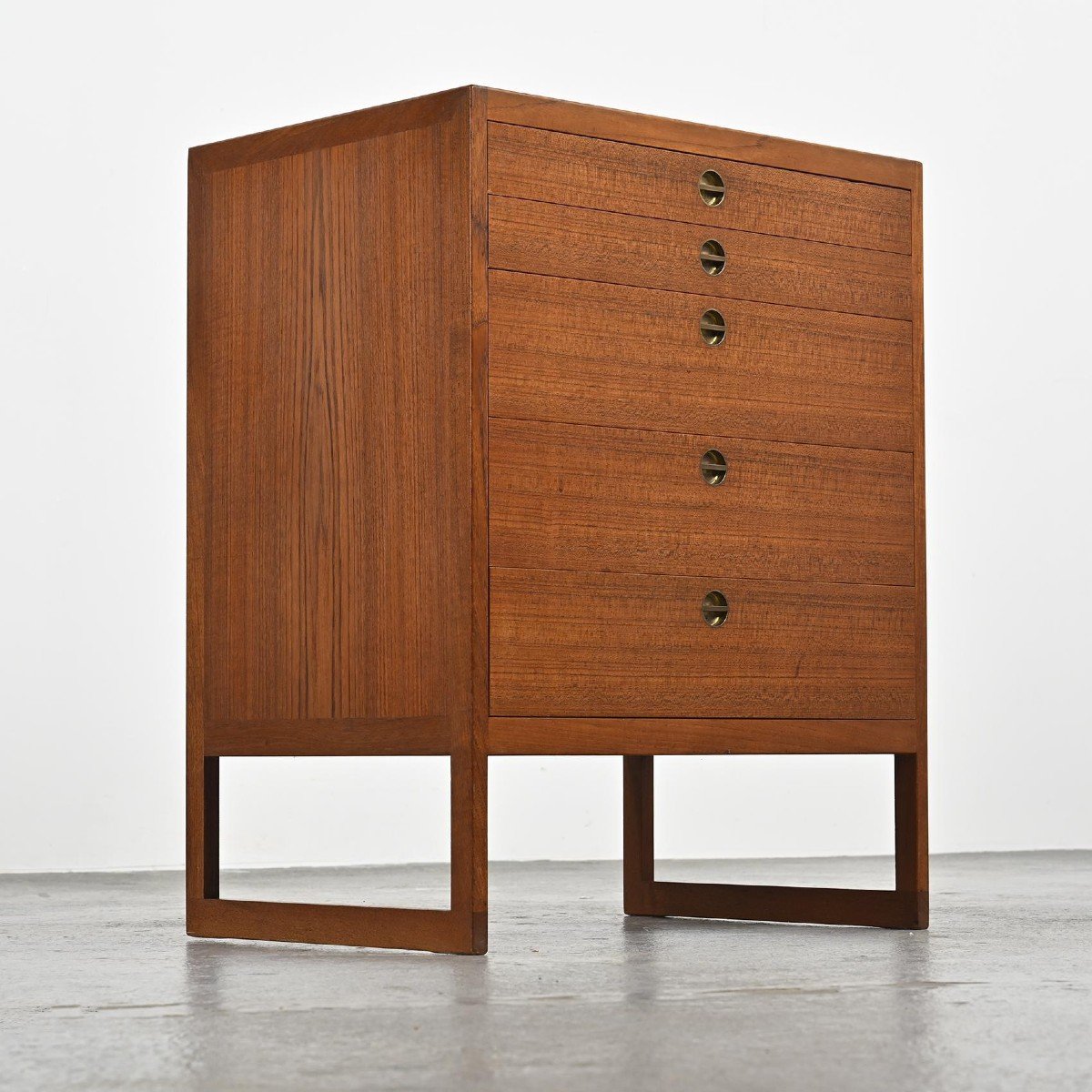 Teak Commode, Model "bm 57" By Børge Mogensen 