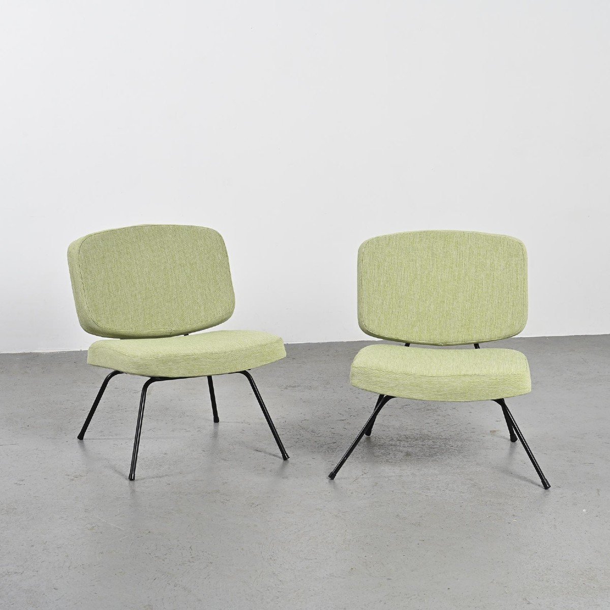 Pair Of Armchairs Model Cm 190 By Pierre Paulin, Thonet Edition 1950