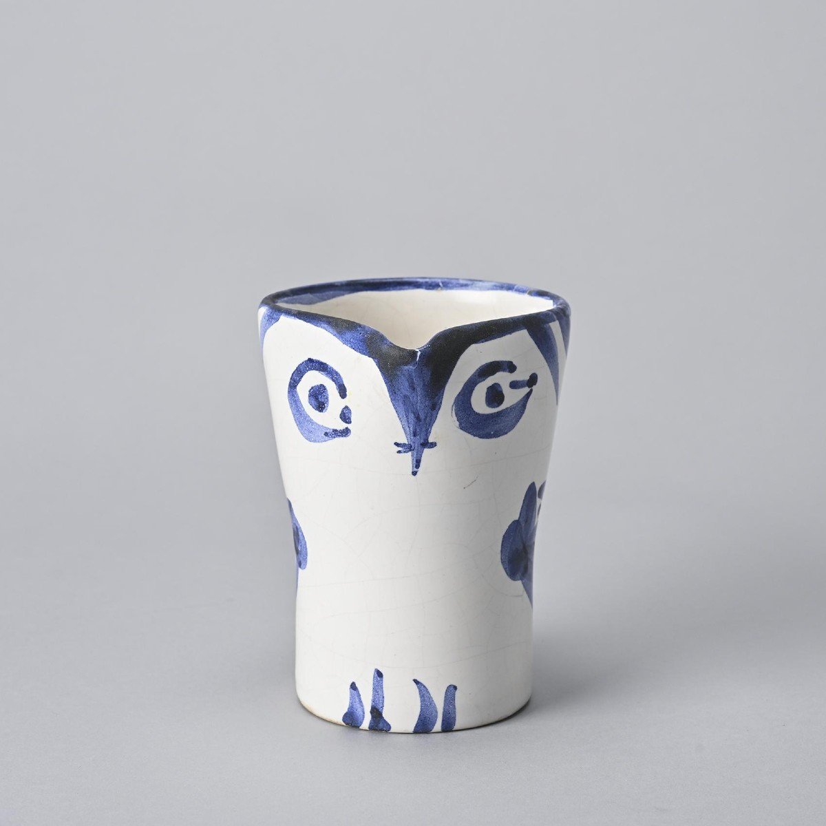 Owl Pitcher By Picasso For Atelier Madoura, Circa 1954 -photo-2