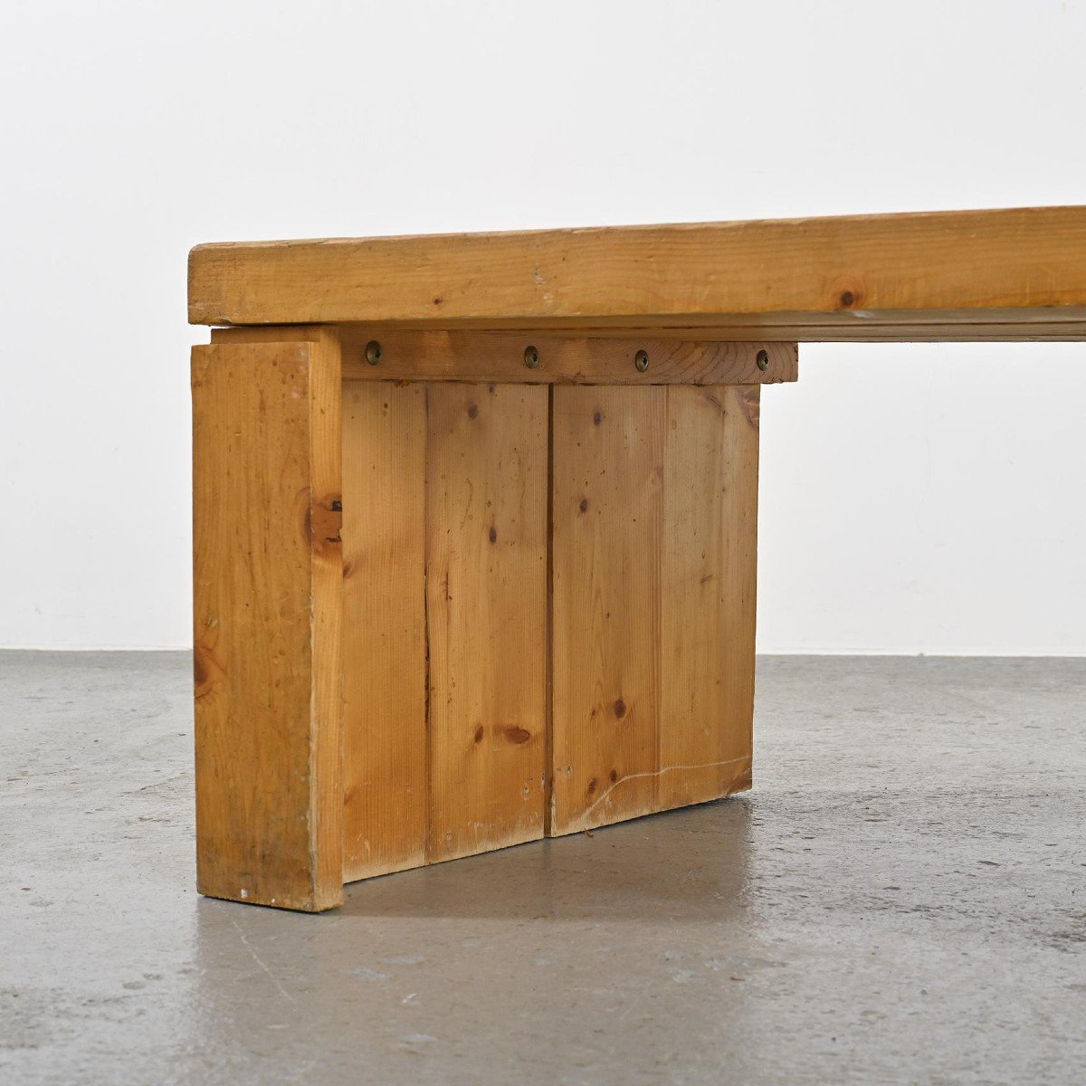  Large Bench Of The Arcs By Charlotte Perriand, 1985-photo-2