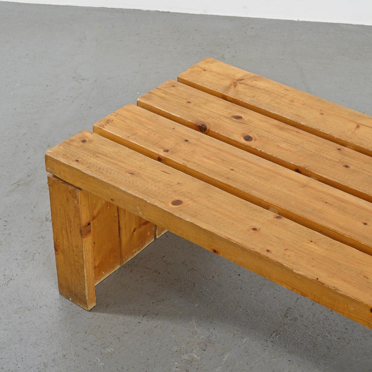  Large Bench Of The Arcs By Charlotte Perriand, 1985-photo-3