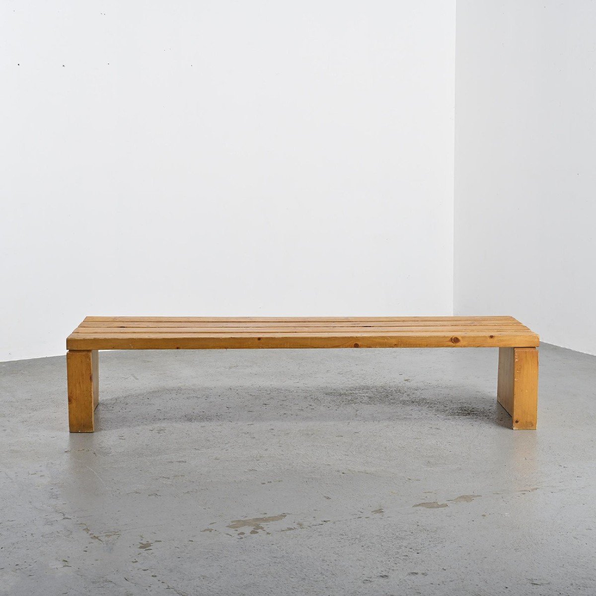  Large Bench Of The Arcs By Charlotte Perriand, 1985-photo-4