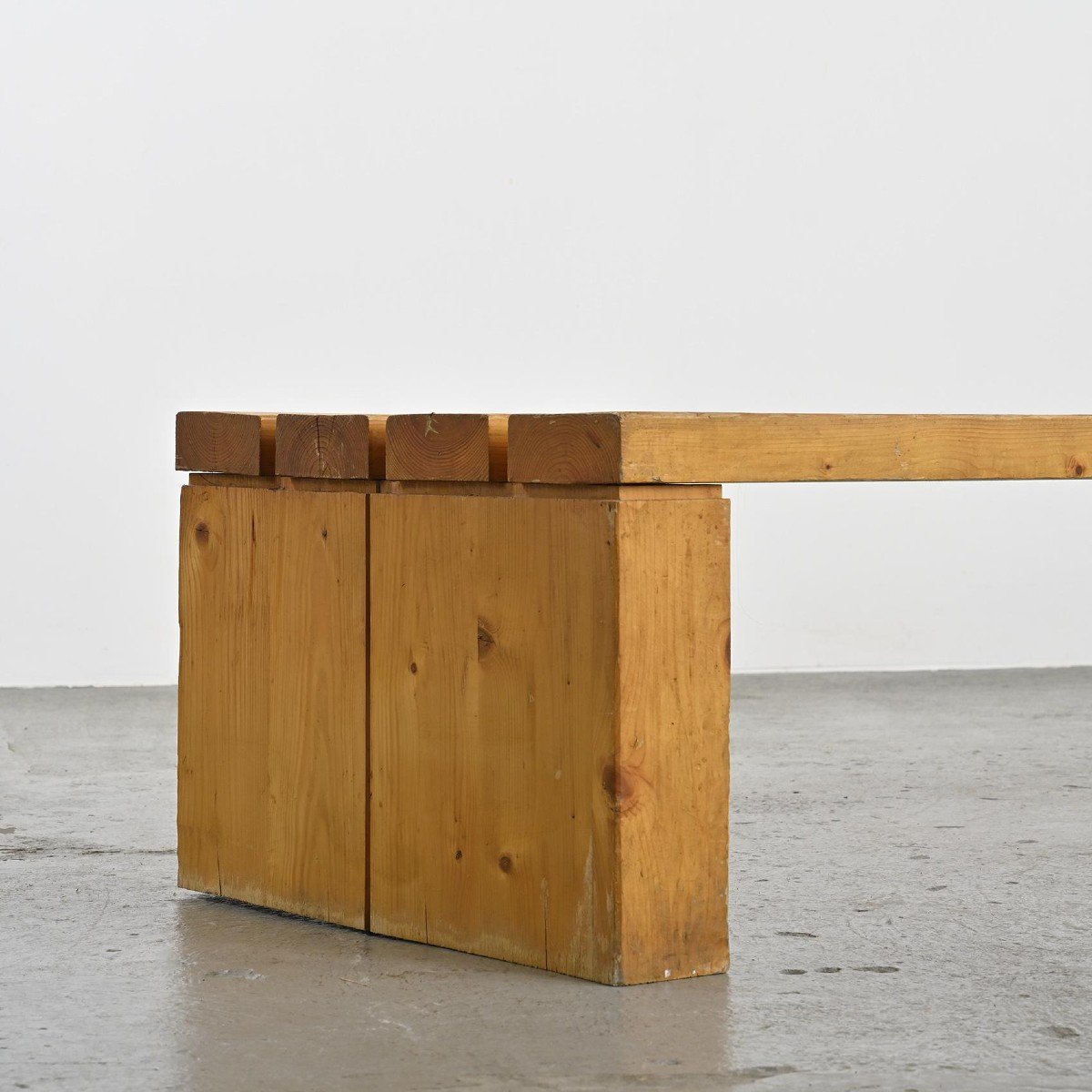  Large Bench Of The Arcs By Charlotte Perriand, 1985-photo-2