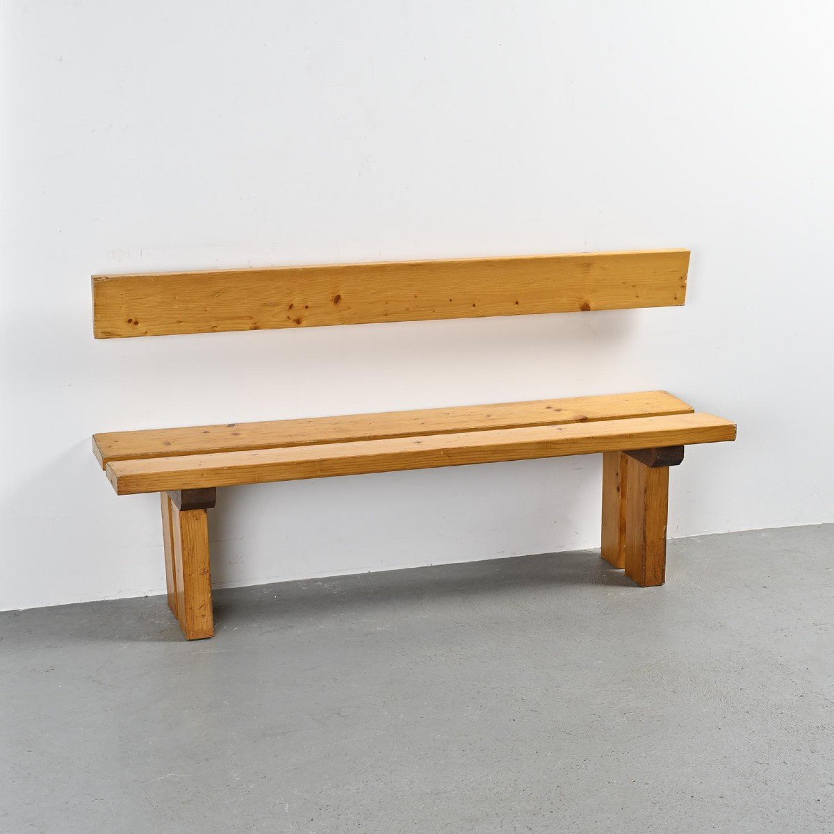 Banc Nova Les Arcs Par Charlotte Perriand, Circa 1970. </-photo-2