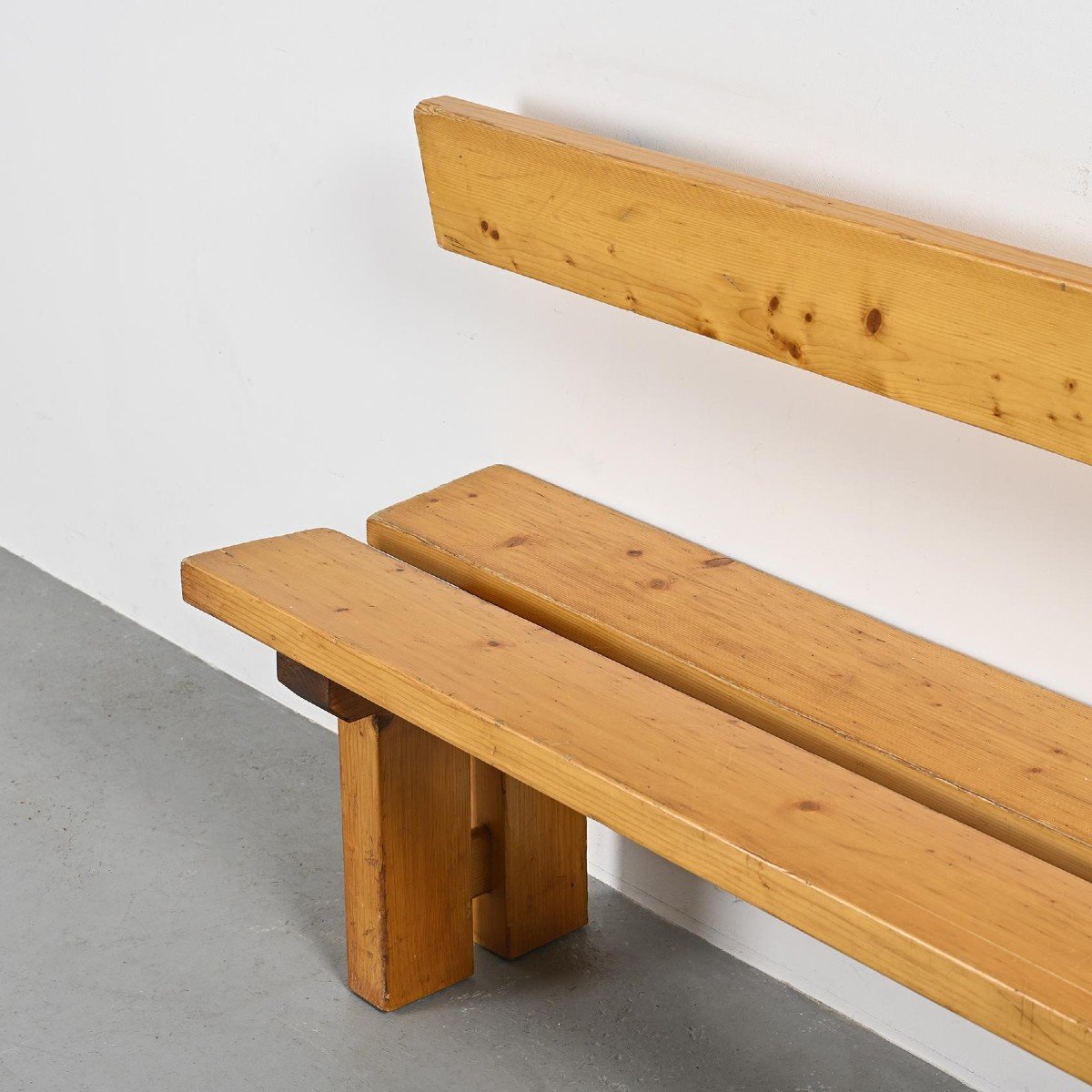 Banc Nova Les Arcs Par Charlotte Perriand, Circa 1970. </-photo-3