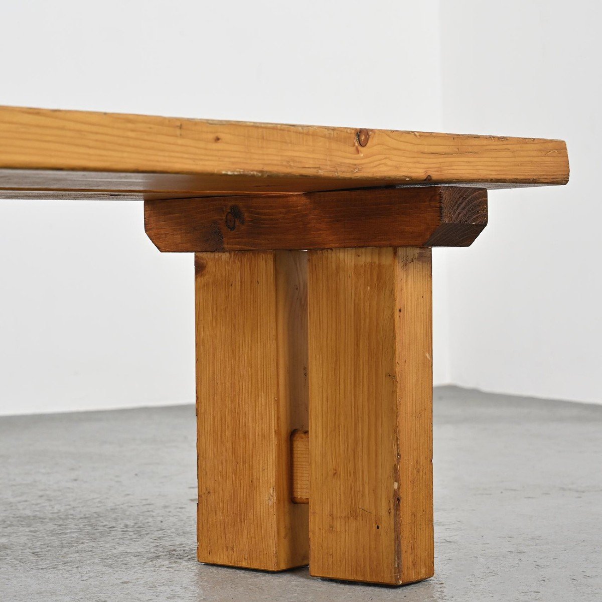 Banc Nova Les Arcs Par Charlotte Perriand, Circa 1970. </-photo-5