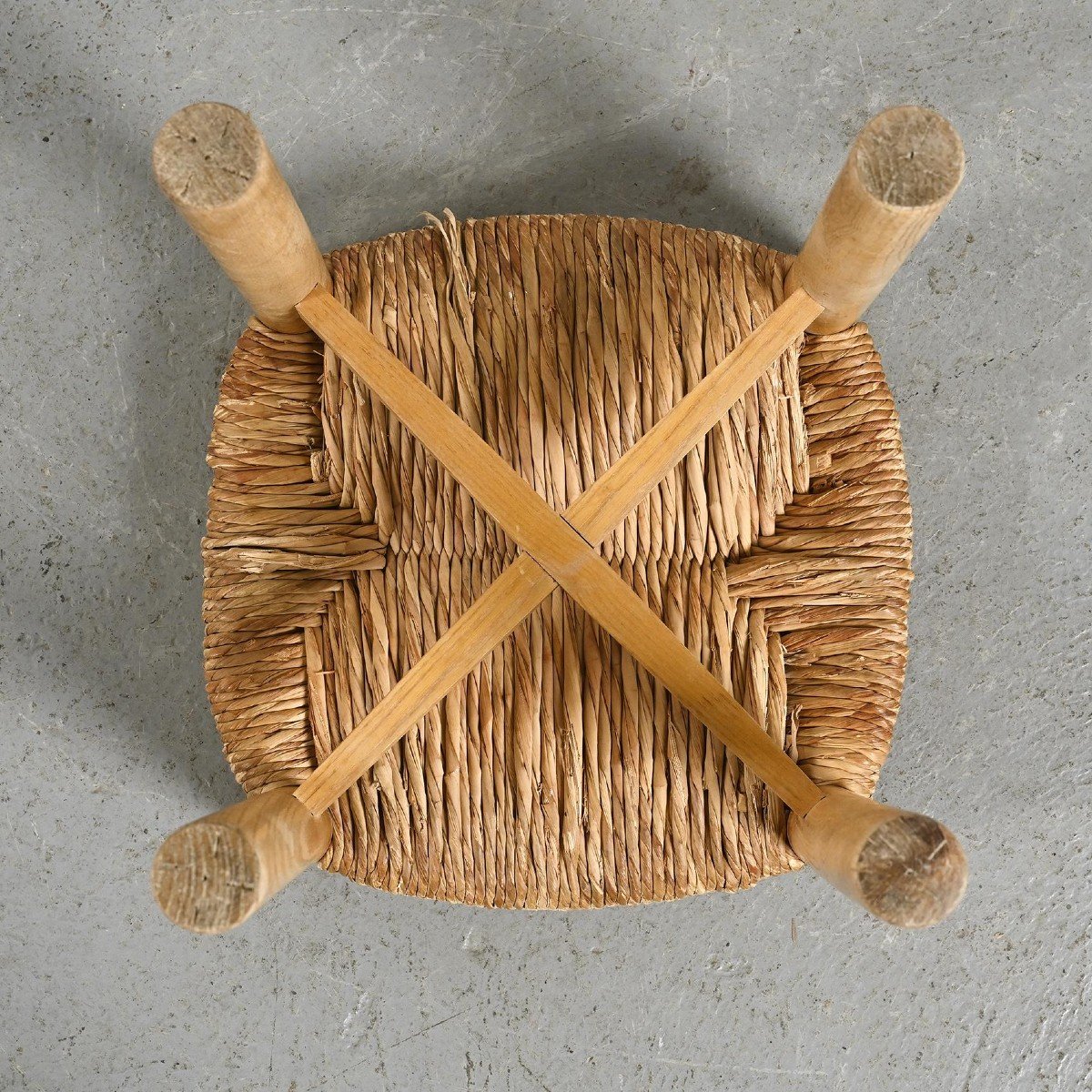 Charlotte Perriand : Tabouret Modèle Orcières, Sentou Vers 1967 -photo-4