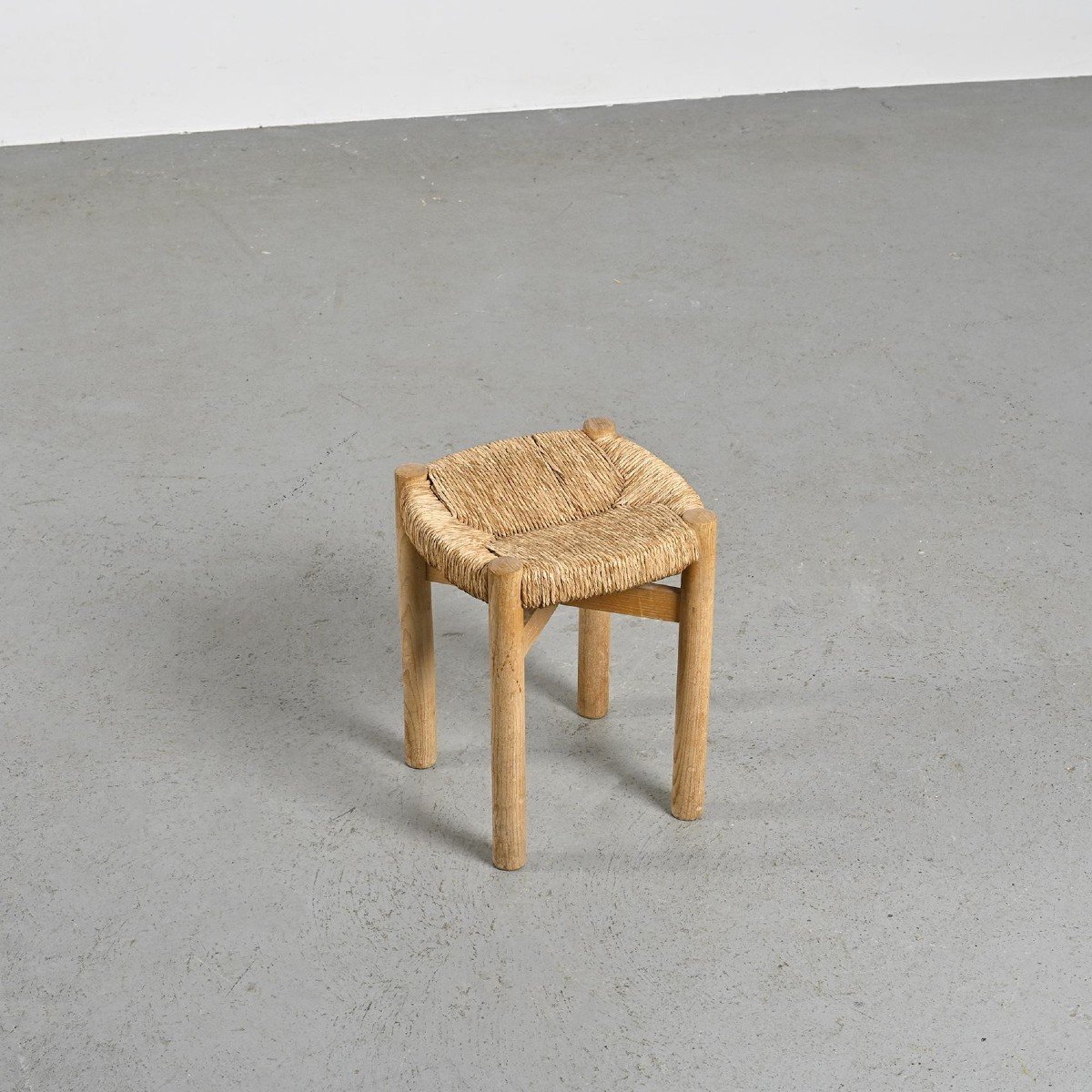 Charlotte Perriand : Tabouret Modèle Orcières, Sentou Vers 1967 -photo-7