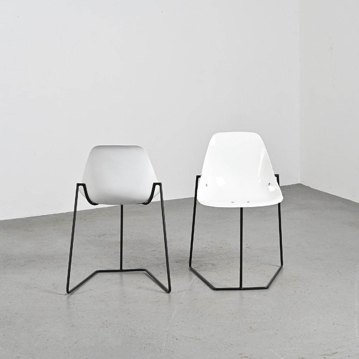 Prototype Of Coccinelle Chairs By René-jean Caillette, Steiner -photo-2