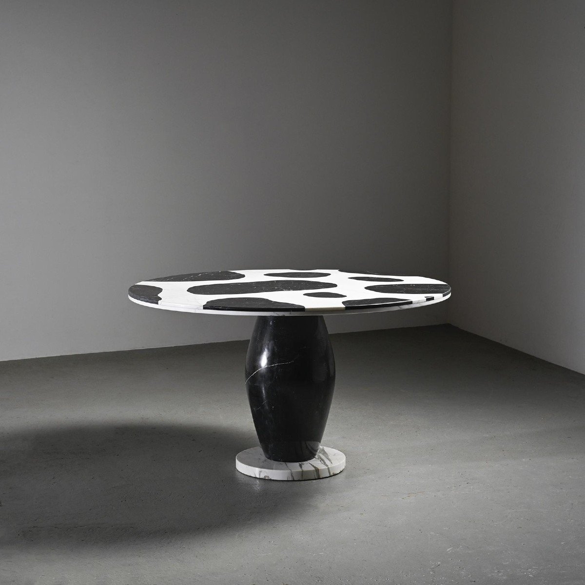  Marble Dining Table Model "kampur" By Michele De Lucchi, Up&up, Circa 1980 -photo-4