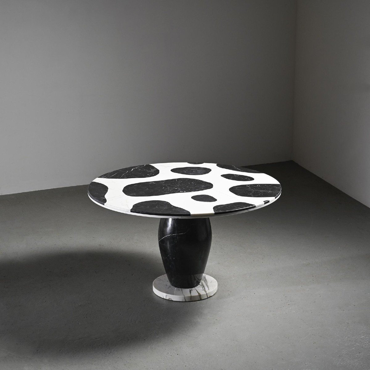  Marble Dining Table Model "kampur" By Michele De Lucchi, Up&up, Circa 1980 -photo-2