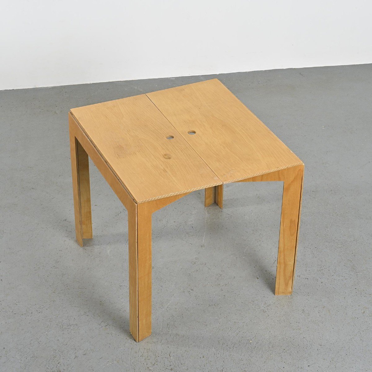 Table Pliante Last Minute, Par Hauke Murken, Moormann Circa 1982 -photo-4