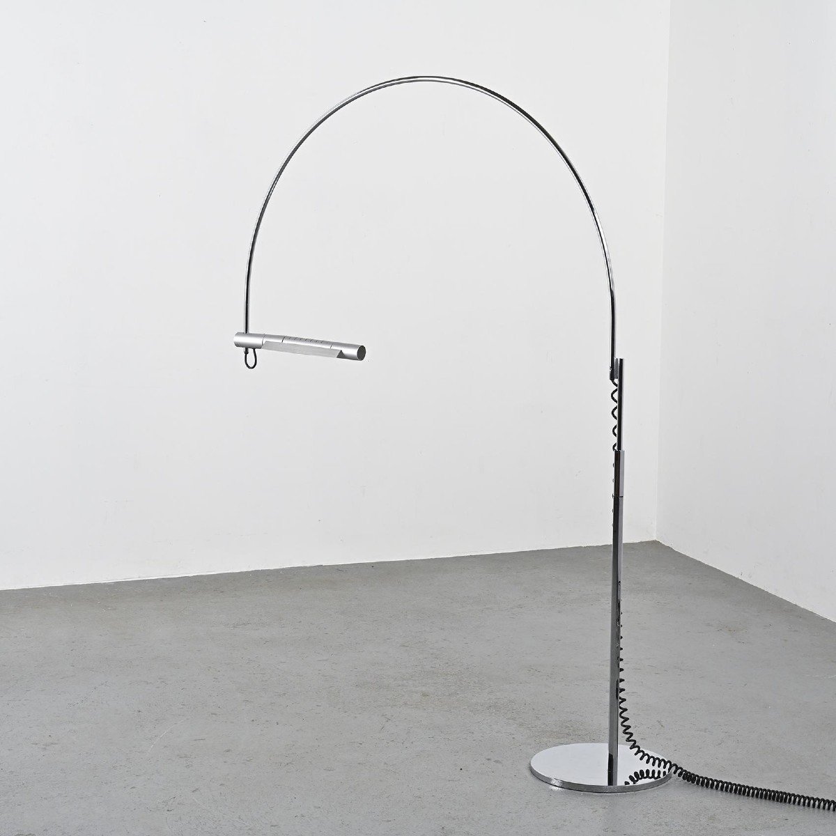  Halo Floor Lamp By Rosemarie And Rico Baltensweiler, Circa 1972 -photo-3