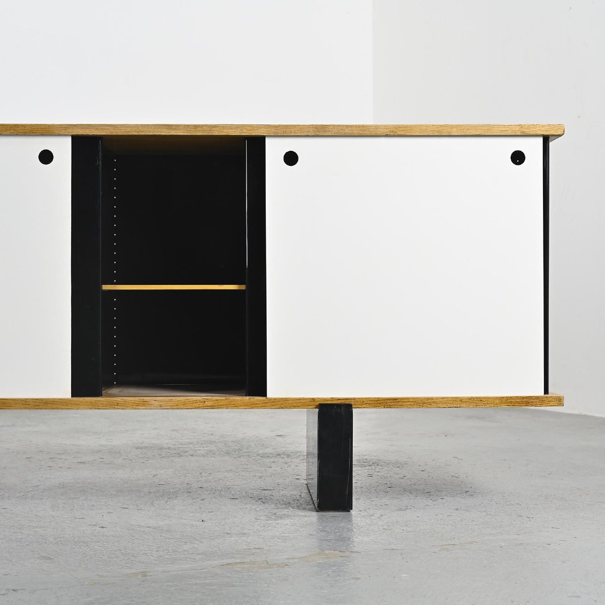 Ash "bloc" Sideboard By Charlotte Perriand, Cansado, Circa 1960-photo-3