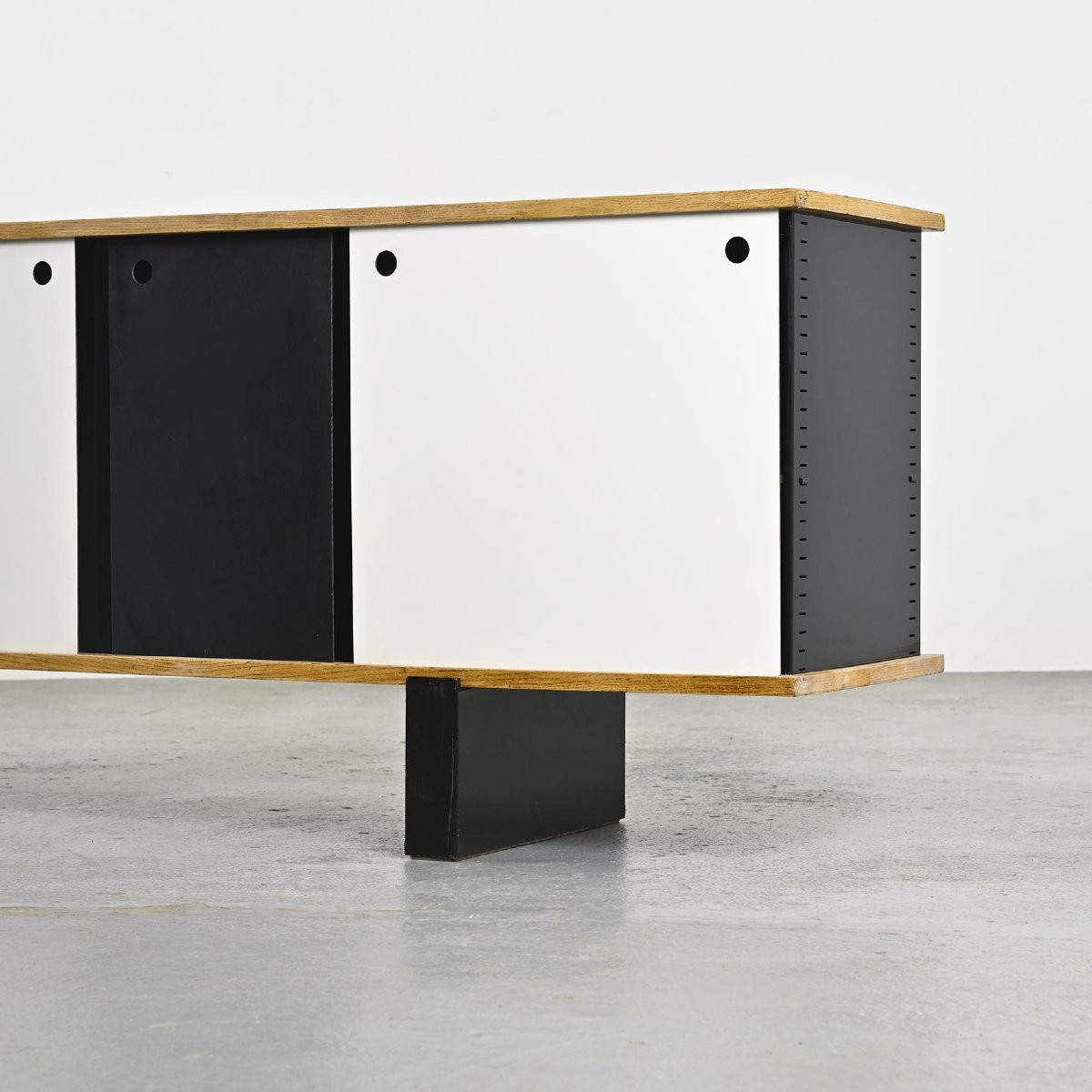 Ash "bloc" Sideboard By Charlotte Perriand, Cansado, Circa 1960-photo-5