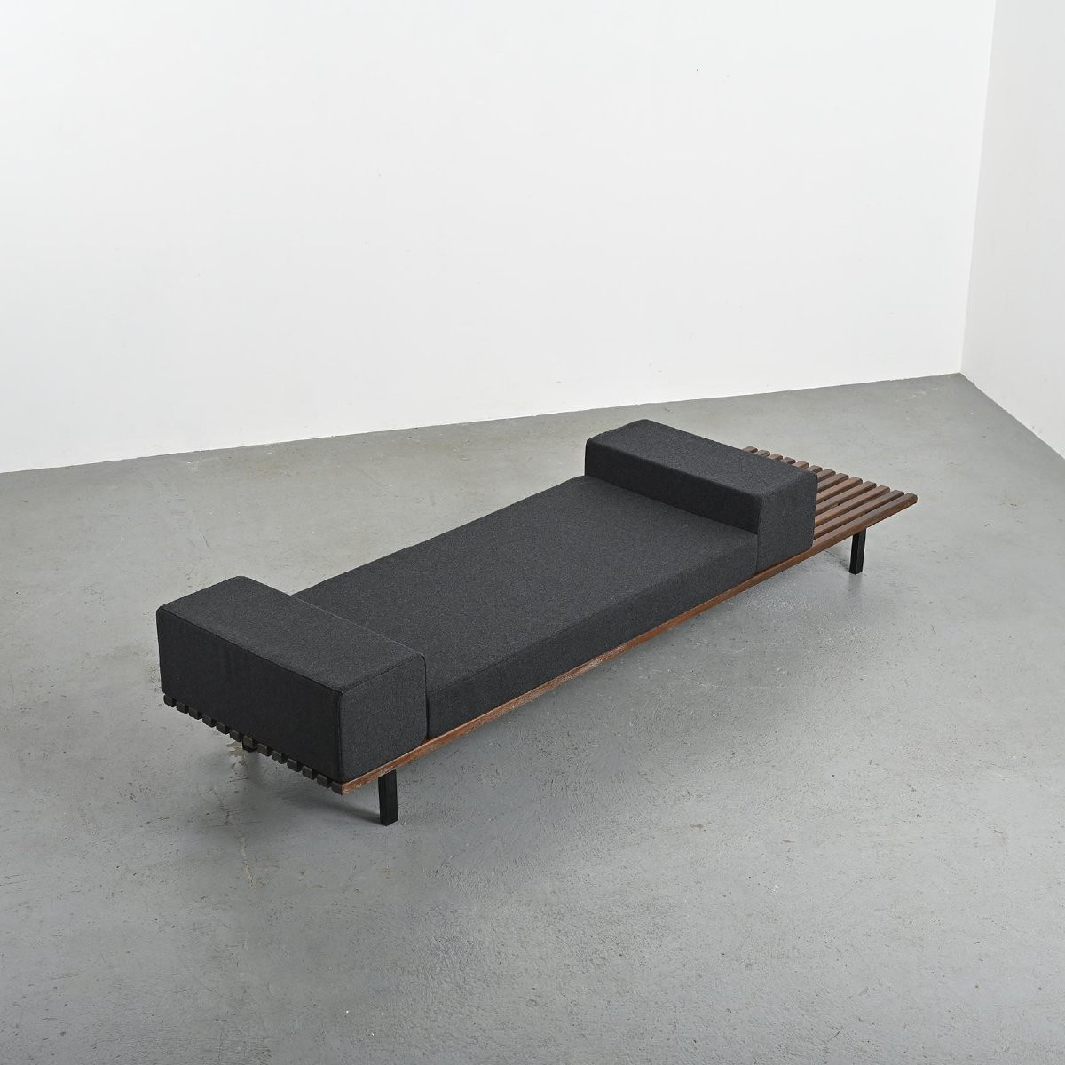 Charlotte Perriand Cansado Mahogany Bench, Circa 1962.-photo-1