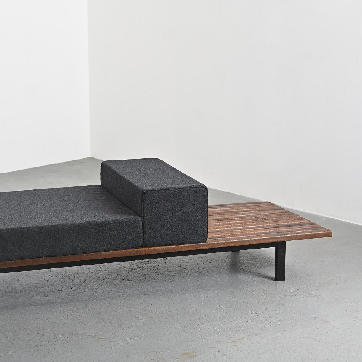 Charlotte Perriand Cansado Mahogany Bench, Circa 1962.-photo-7