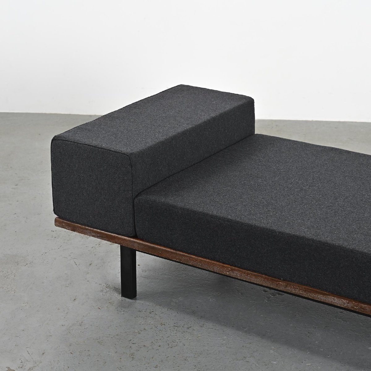 Charlotte Perriand Cansado Mahogany Bench, Circa 1962.-photo-8