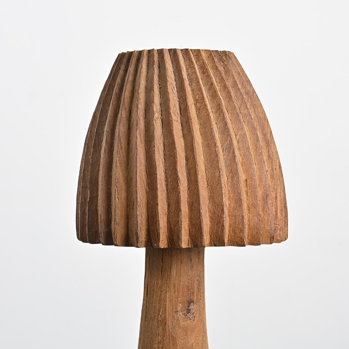 Grande Lampe Brutaliste à La Gouge, Circa 1970 -photo-3